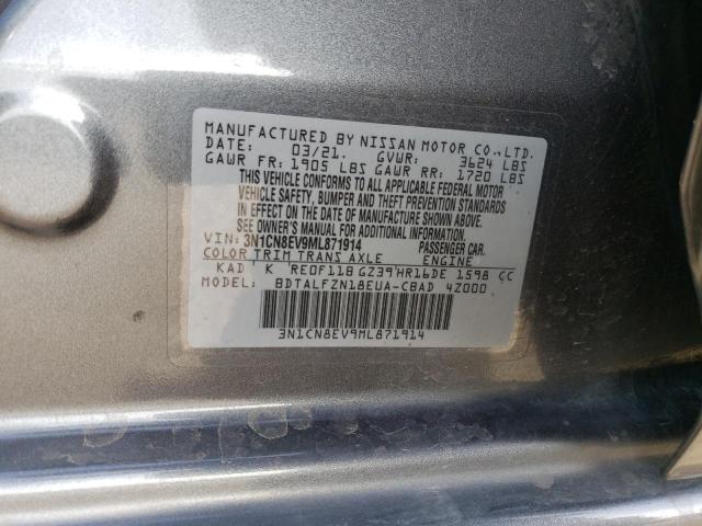 VIN 3N1CN8EV9ML871914 2021 NISSAN VERSA no.12