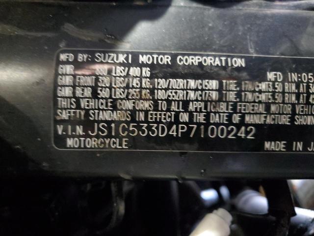 2023 SUZUKI GSX-S750 M JS1C533D4P7100242