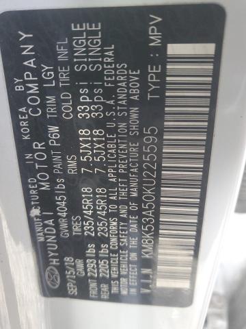 2019 HYUNDAI KONA ULTIM KM8K53A50KU225595