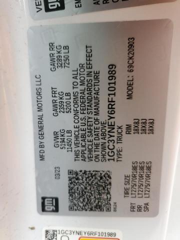 2024 CHEVROLET SILVERADO - 1GC3YNEY6RF101989