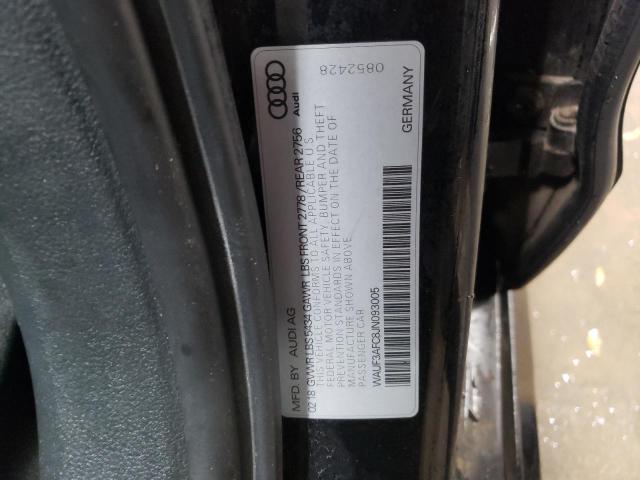 2018 AUDI A6 PREMIUM - WAUF3AFC8JN093005