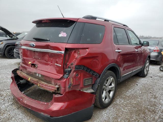 FORD EXPLORER L 2014 red  gas 1FM5K7F89EGA60651 photo #4