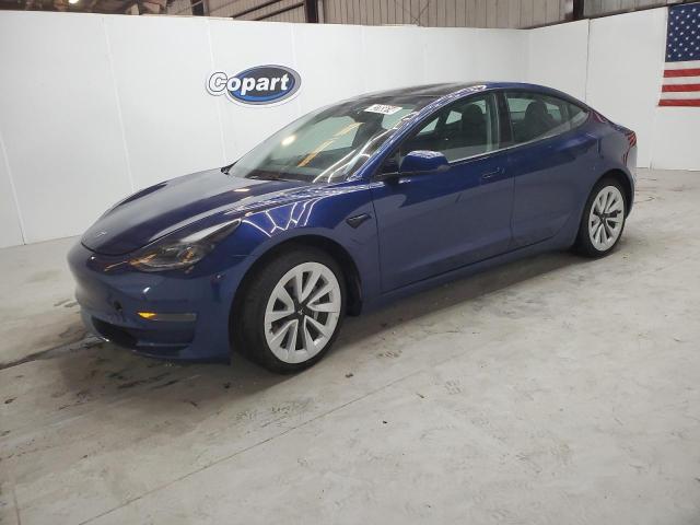 TESLA MODEL 3 2022 blue  electric 5YJ3E1EA3NF372642 photo #1