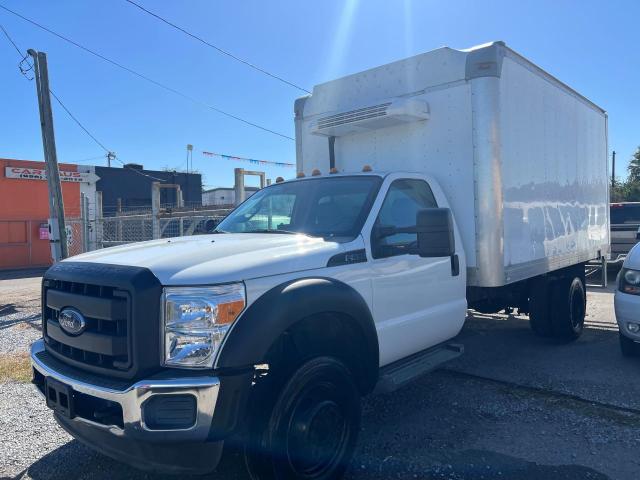 FORD F550 SUPER 2016 white chassis gas 1FDUF5GY4GEC26883 photo #3