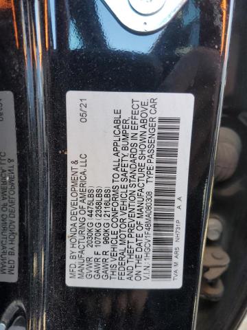2021 HONDA ACCORD SPO - 1HGCV1F48MA080308