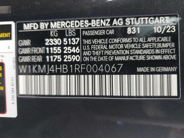 2024 MERCEDES-BENZ CLE 300 4M W1KMJ4HB1RF004067