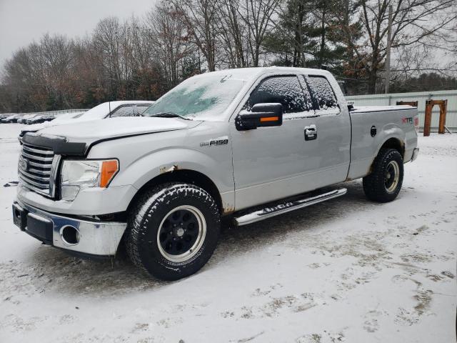 FORD F150 SUPER 2011 silver  flexible fuel 1FTFX1EF4BFA01418 photo #1