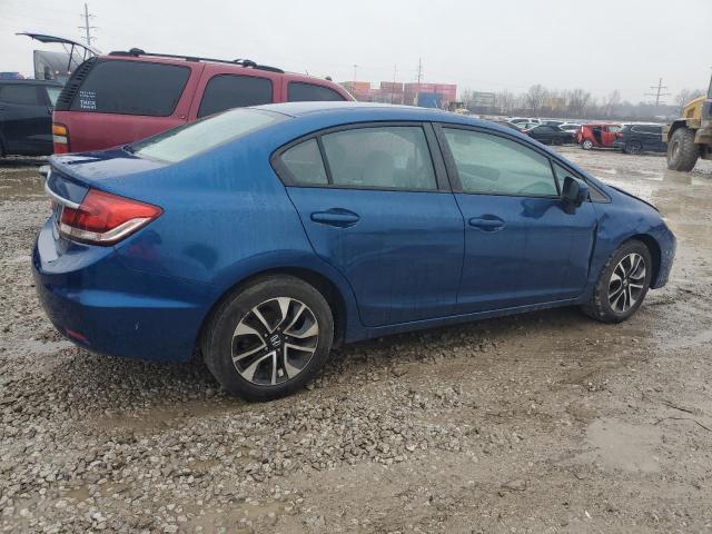 HONDA CIVIC EX 2014 blue  gas 19XFB2F82EE019161 photo #4