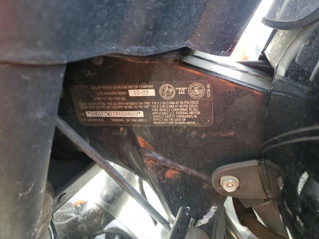 2004 HARLEY-DAVIDSON FLHTCUI 1HD1FCW174Y604669