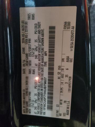 2017 FORD ESCAPE S - 1FMCU0F71HUB79607