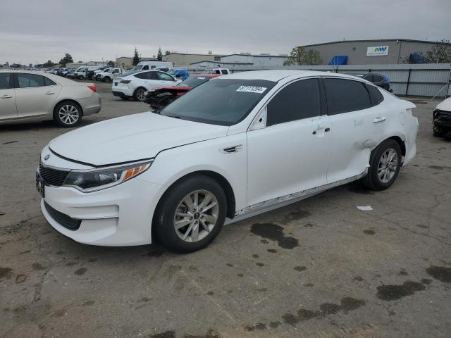 KIA OPTIMA LX 2016 white  gas 5XXGT4L38GG028866 photo #1