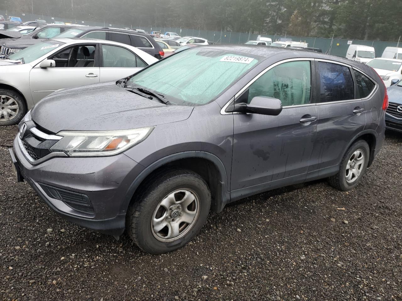 Lot #3042021181 2015 HONDA CR-V LX