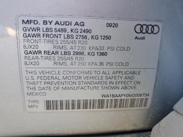 2021 AUDI Q5 PREMIUM - WA1BAAFY0M2006734