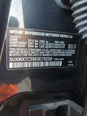 VIN 5UXWX7C59E0E79209 2014 BMW X3 no.13