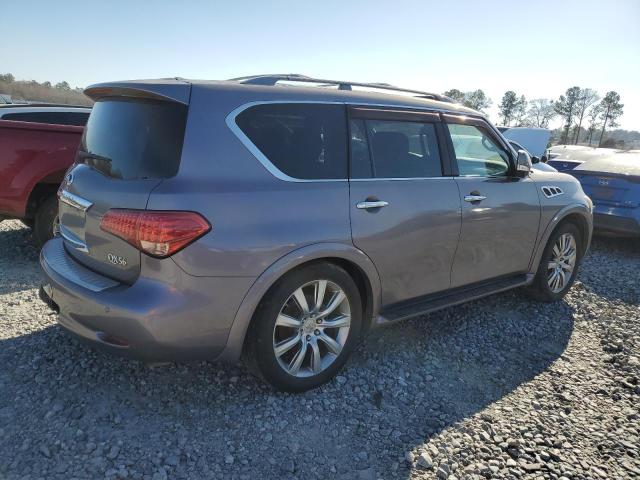 INFINITI QX56 2012 gray  gas JN8AZ2ND4C9715899 photo #4