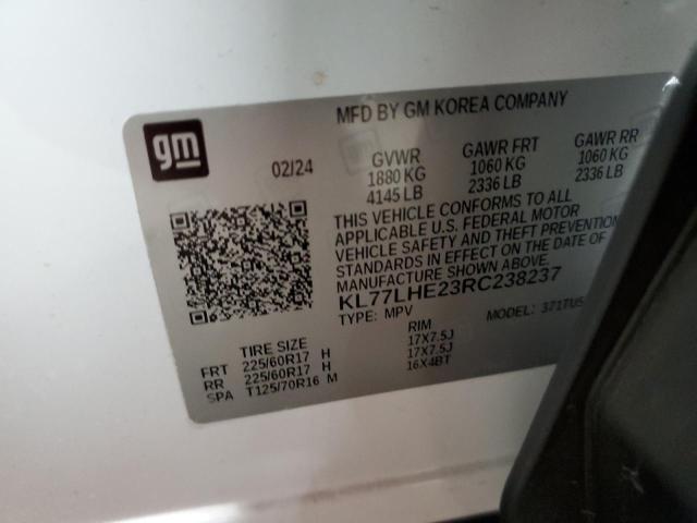 2024 CHEVROLET TRAX 1LT - KL77LHE23RC238237