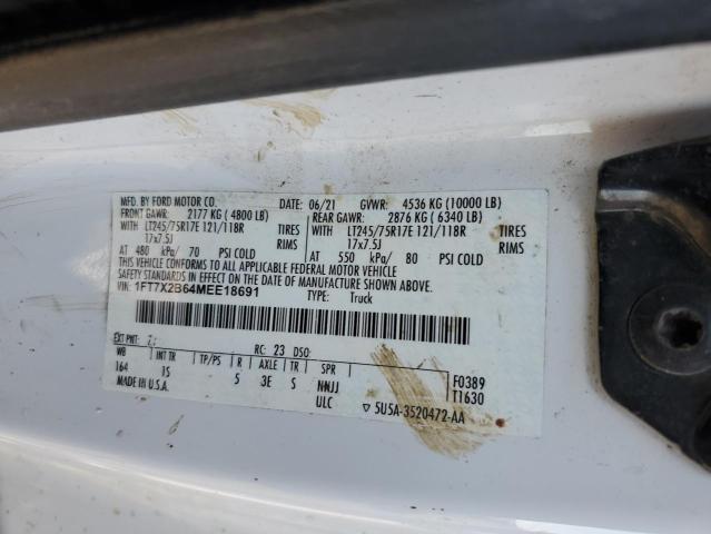2021 FORD F250 SUPER - 1FT7X2B64MEE18691