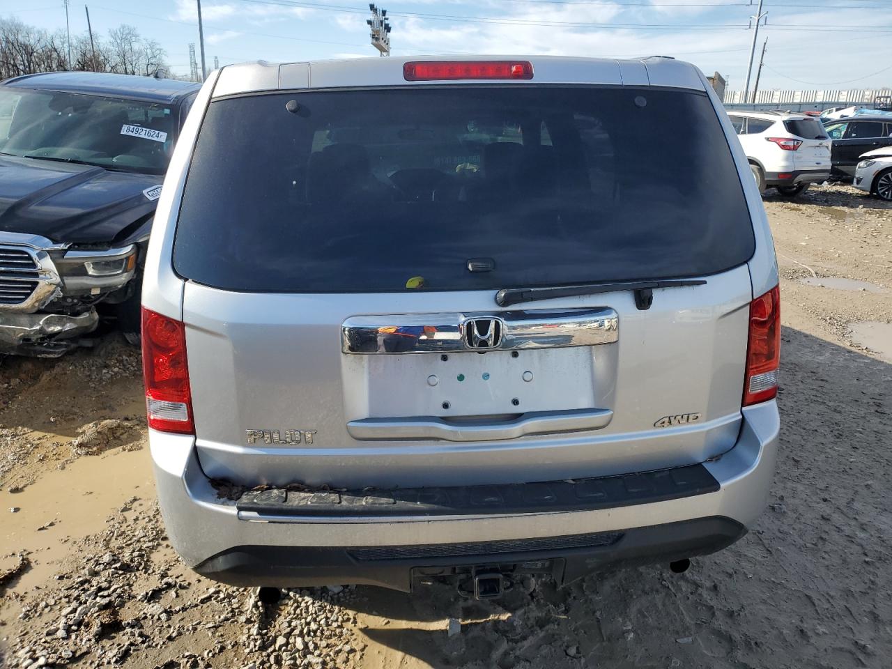 Lot #3030637204 2014 HONDA PILOT LX