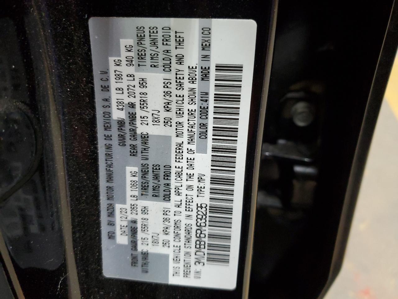 Lot #3034412141 2024 MAZDA CX-30 SELE