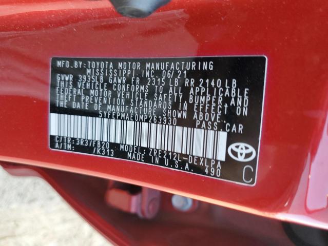 2021 TOYOTA COROLLA LE - 5YFEPMAE0MP263930