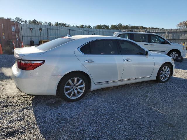 LEXUS LS 460L 2007 white  gas JTHGL46F575003187 photo #4