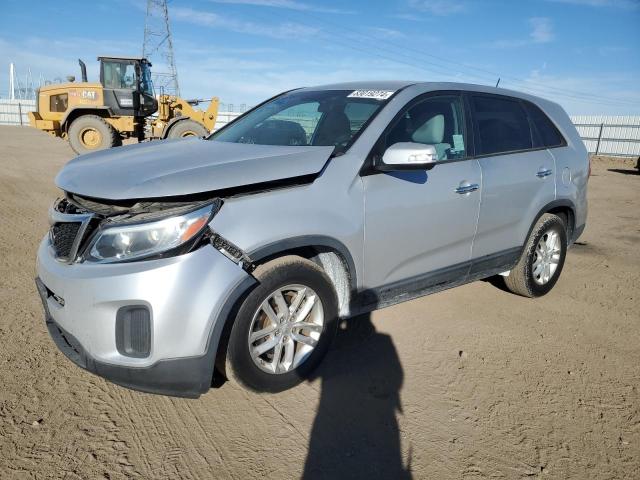 KIA SORENTO LX 2015 silver  gas 5XYKT3A6XFG581644 photo #1