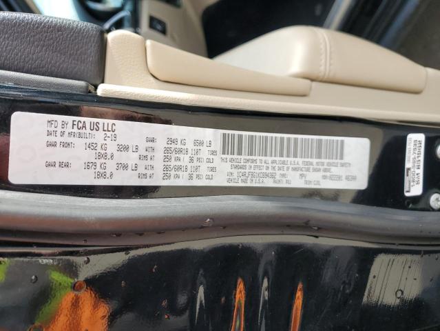 2019 JEEP GRAND CHER - 1C4RJFBG1KC694362