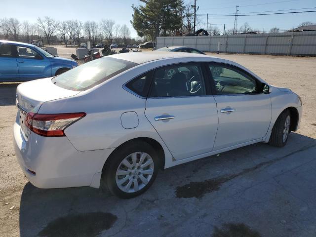 NISSAN SENTRA S 2013 white  gas 3N1AB7APXDL652185 photo #4