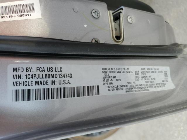 2021 JEEP CHEROKEE L - 1C4PJLLB0MD134743