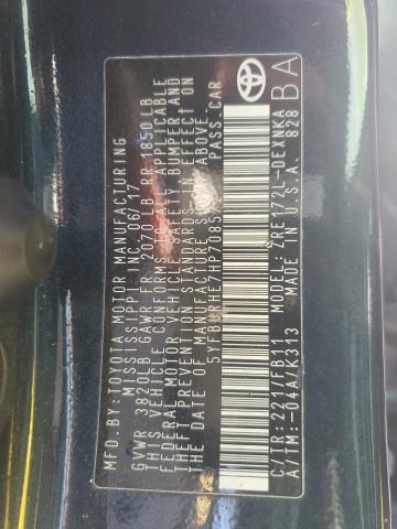 2017 TOYOTA COROLLA L - 5YFBURHE7HP708572