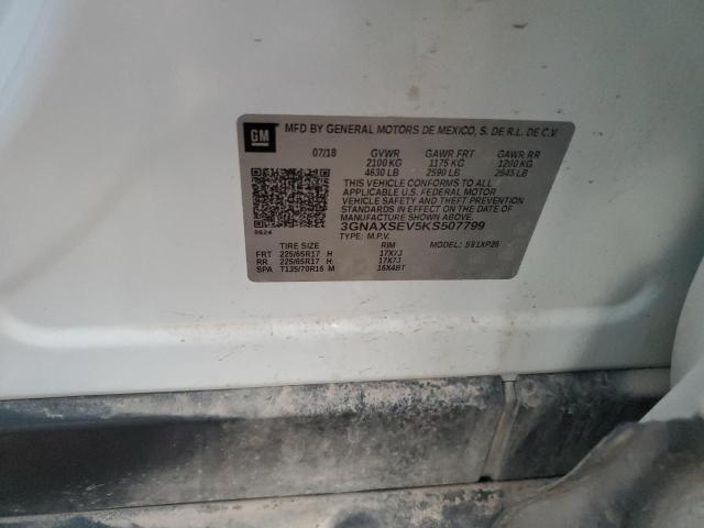 2019 CHEVROLET EQUINOX LS - 3GNAXSEV5KS507799