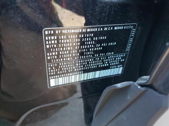 2022 VOLKSWAGEN TAOS SE - 3VVRX7B25NM099222