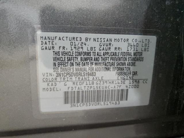 VIN 3N1CP5DV0RL519483 2024 NISSAN KICKS no.12