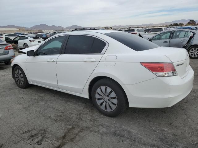 HONDA ACCORD LX 2009 white sedan 4d gas 1HGCP26359A194880 photo #3