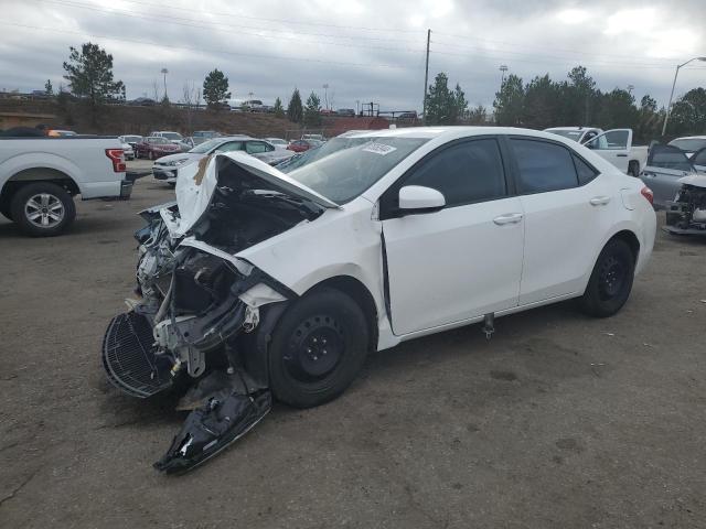 TOYOTA COROLLA L 2015 white sedan 4d gas 5YFBURHE5FP276514 photo #1