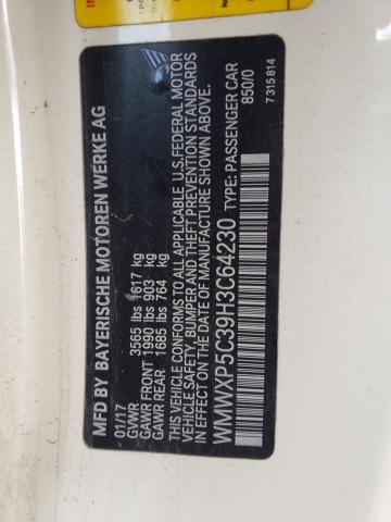 2017 MINI COOPER - WMWXP5C39H3C64230