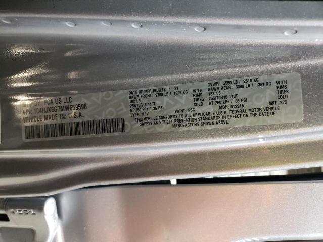 2021 JEEP WRANGLER U - 1C4HJXEG7MW659596