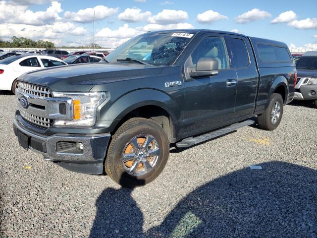 FORD F150 SUPER 2018 gray  gas 1FTEX1EP8JKE74491 photo #1