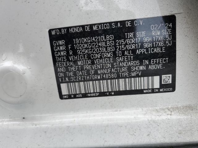 2024 HONDA HR-V EXL - 3CZRZ1H70RM748580