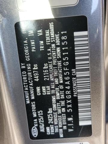 2015 KIA OPTIMA SX - 5XXGR4A65FG511581