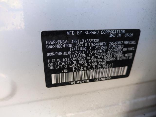 2020 SUBARU FORESTER P - JF2SKAJC2LH598441
