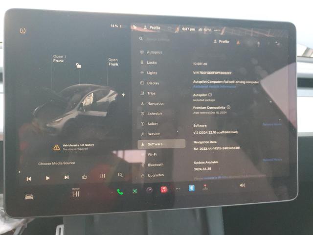2023 TESLA MODEL Y - 7SAYGDEF0PF809287