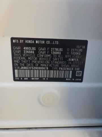 2017 ACURA RLX TECH JH4KC1F52HC000678