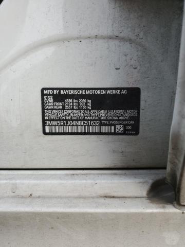2022 BMW 330I - 3MW5R1J04N8C51632