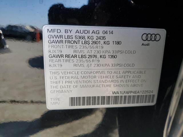 VIN WA1LFAFP4EA122524 2014 AUDI Q5 no.13