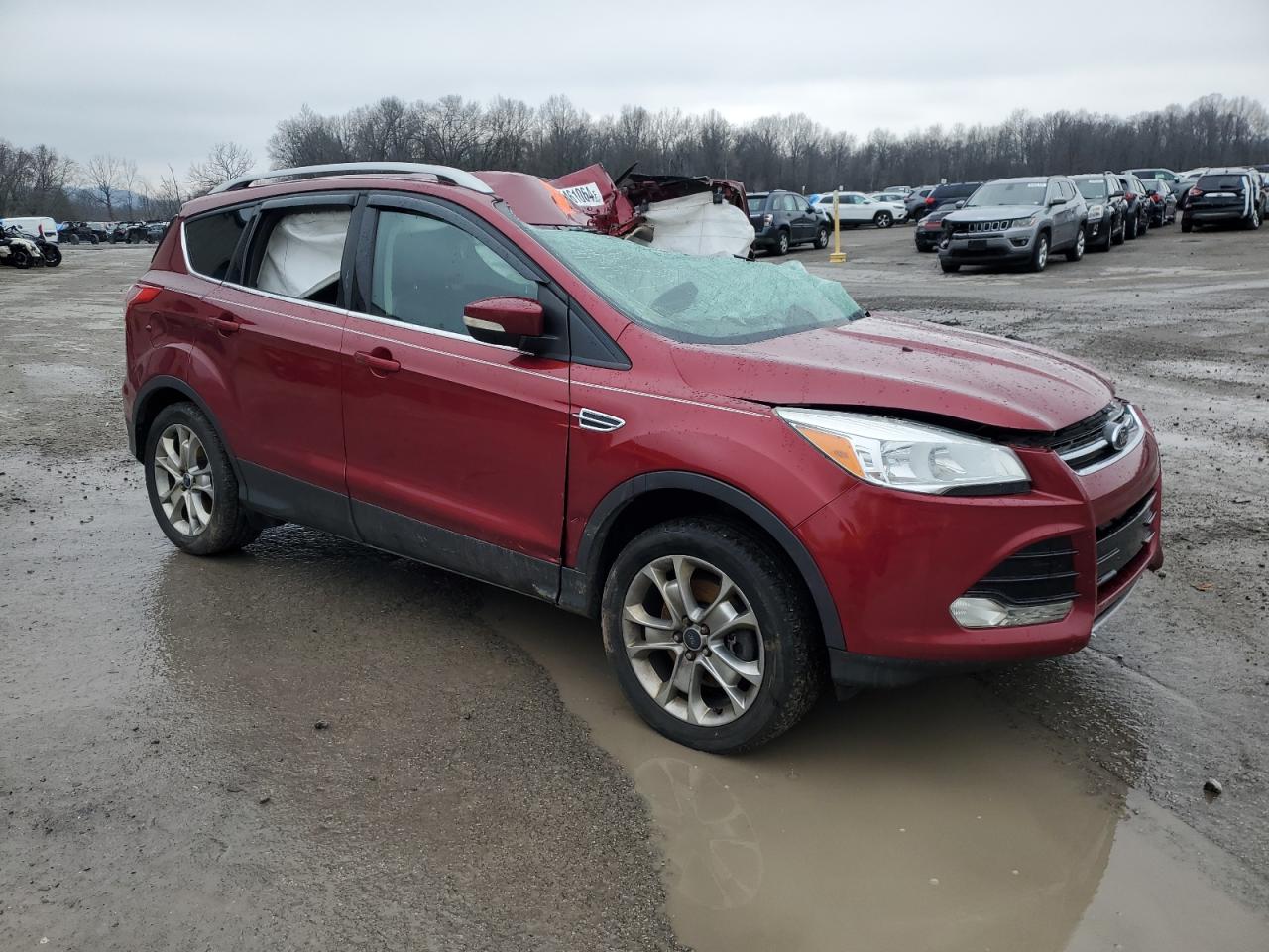 Lot #3028499965 2014 FORD ESCAPE TIT