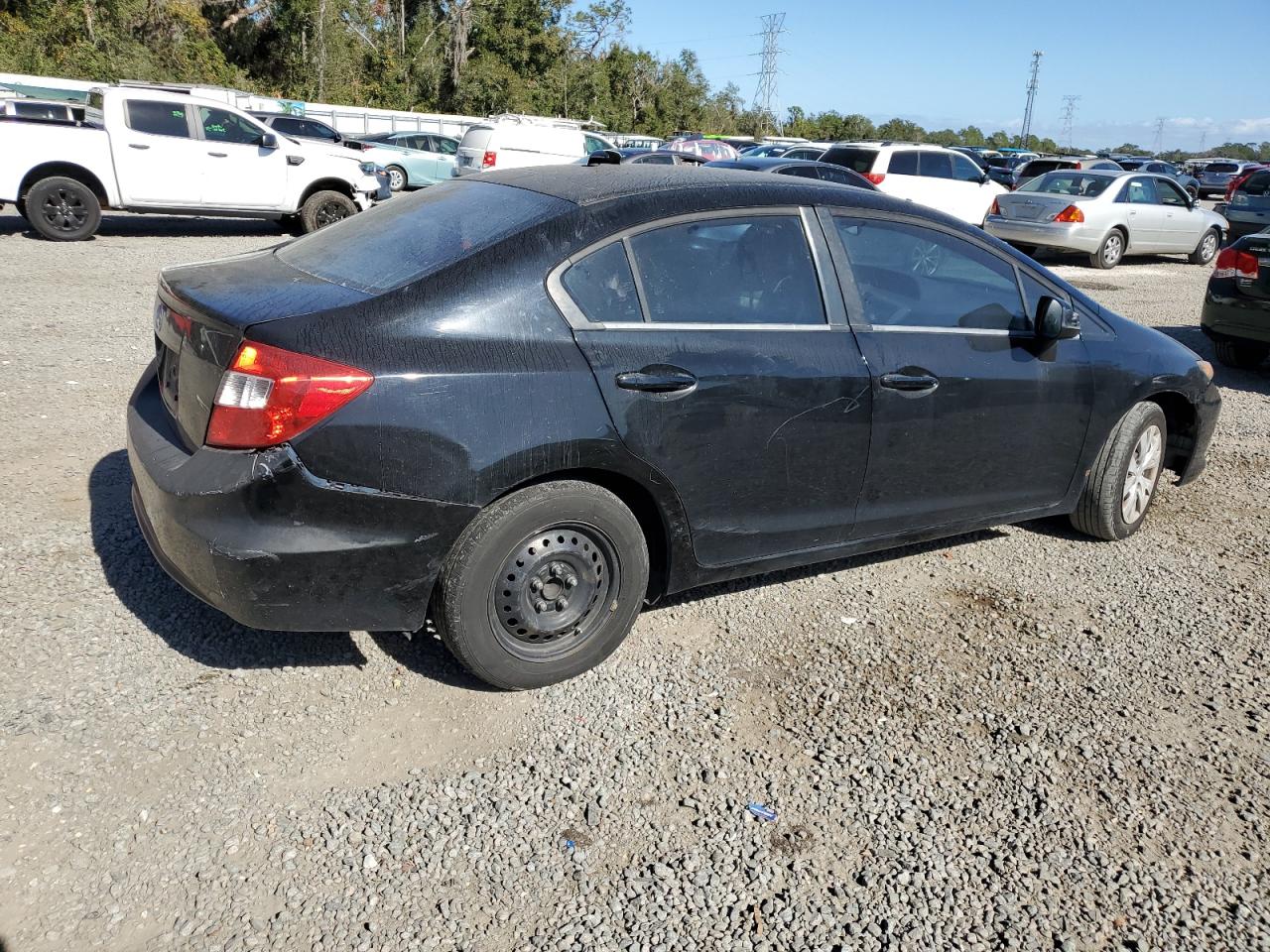 Lot #3030418483 2012 HONDA CIVIC LX