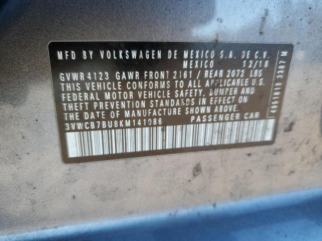 2019 VOLKSWAGEN JETTA S - 3VWCB7BU8KM141086