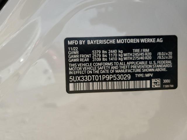 2023 BMW X4 XDRIVE3 - 5UX33DT01P9P53029