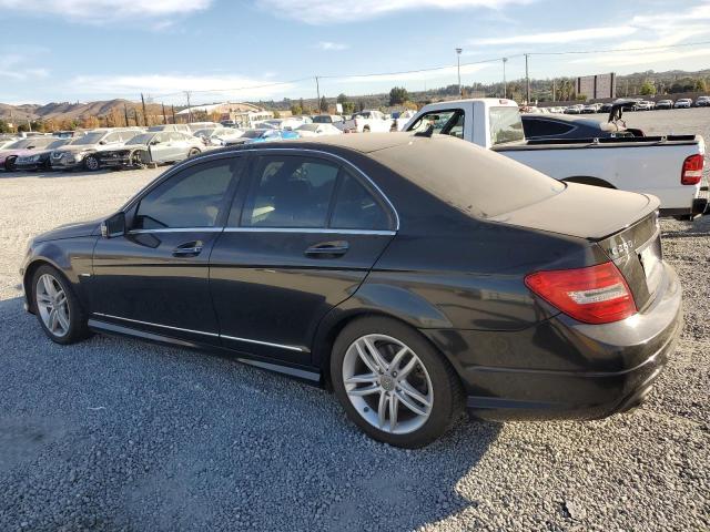 MERCEDES-BENZ C 250 2012 black sedan 4d gas WDDGF4HB7CR213169 photo #3